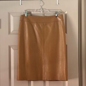 BCBG MAXAZRIA pencil leather skirt